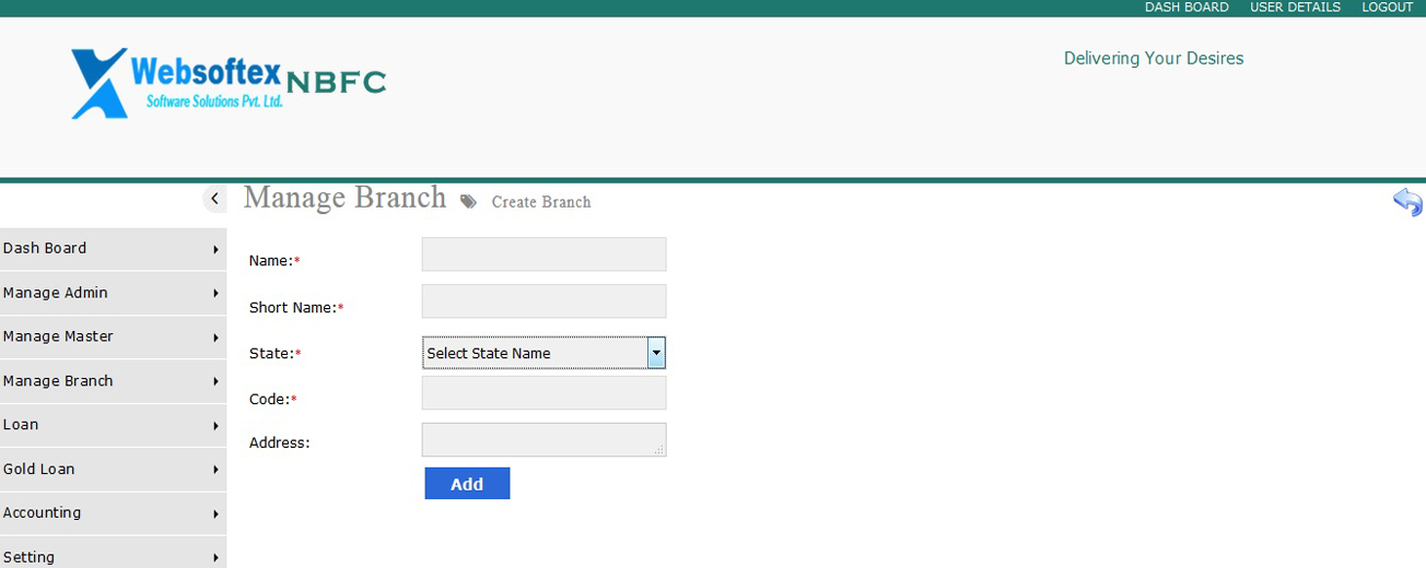 creating branch option
