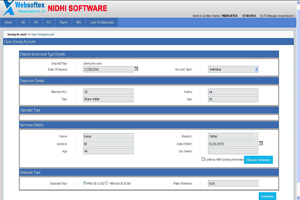 nidhi SB account opening