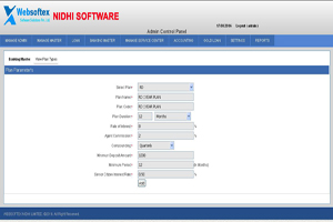 nidhi create plan parameter