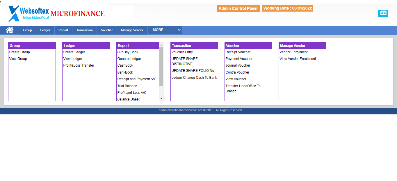admin accounting