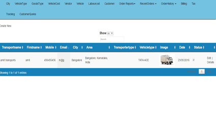 create vendors