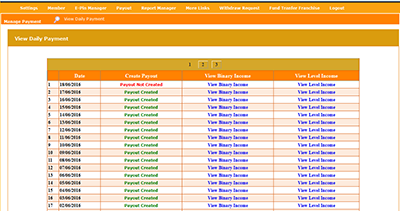 create customer unilevel-plan-mlm